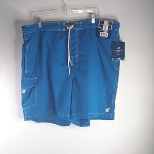 Caribbean Joe - Vibrant Blue Swim Trunks - Size XXL